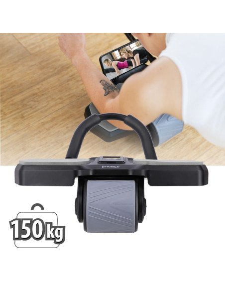 Ka10 black kółko abs automatyczne koło do ćwiczeń mięśni brzucha z podparciem