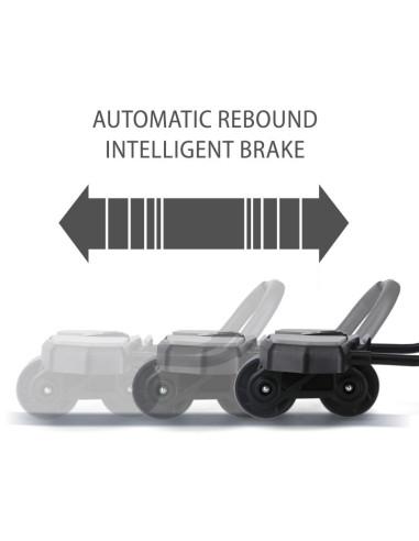 Ka10 black kółko abs automatyczne koło do ćwiczeń mięśni brzucha z podparciem