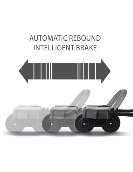 Ka10 black kółko abs automatyczne koło do ćwiczeń mięśni brzucha z podparciem