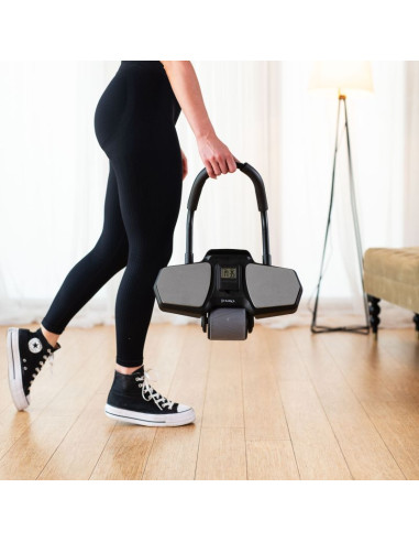 Ka10 black kółko abs automatyczne koło do ćwiczeń mięśni brzucha z podparciem