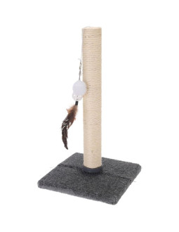 Drapak dla kota słupek z zabawką 53cm 2