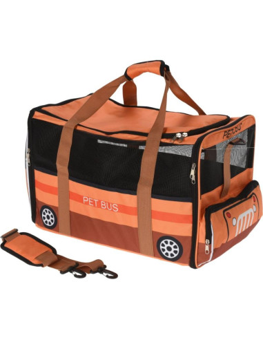 Transporter dla zwierzaka 52x30x32,5cm pet bus pomarańczowy