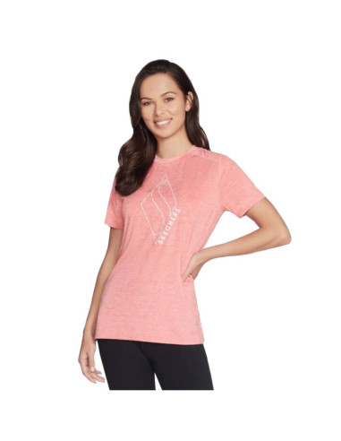 Skechers diamond blissful tee w1ts327-crl różowe m