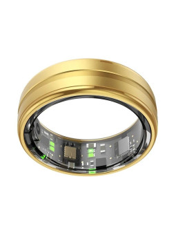 Smart ring rubicon r6 gold size-9(us) smarub322 2