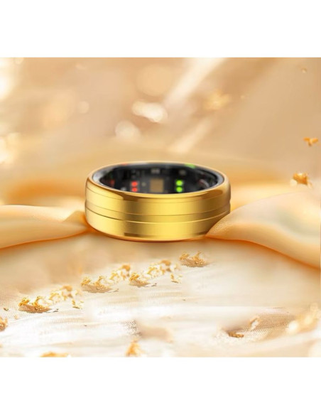 Smart ring rubicon r6 gold size-9(us) smarub322