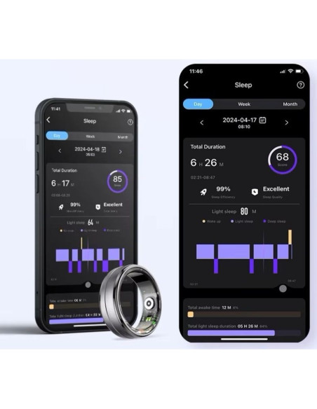 Smart ring rubicon r6 gold size-9(us) smarub322