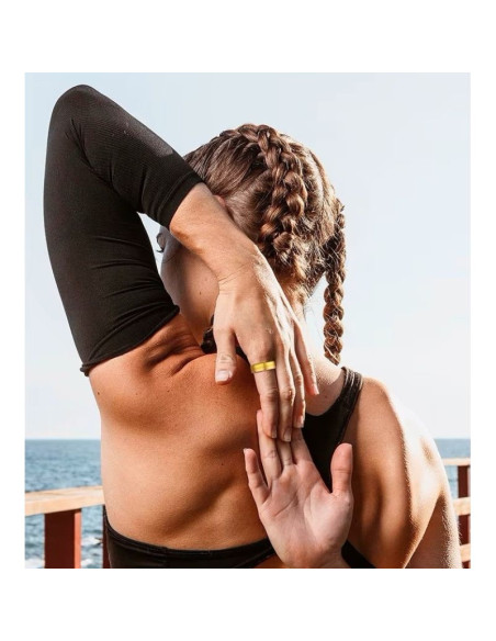 Smart ring rubicon r6 gold size-9(us) smarub322