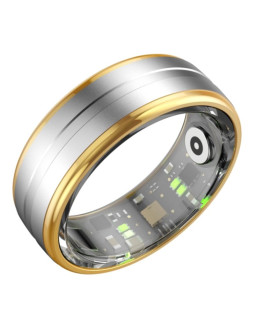 Smart ring rubicon r6 gold/silver size-11(us) smarub327