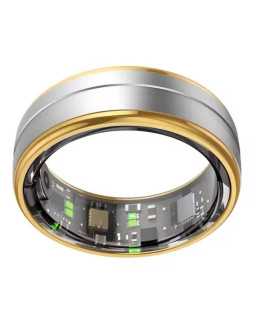 Smart ring rubicon r6 gold/silver size-11(us) smarub327 2
