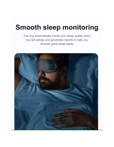 Smart ring rubicon r6 deep grey size-12(us) smarub328