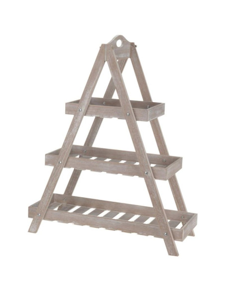 Kwietnik drewniany składany 3 półki