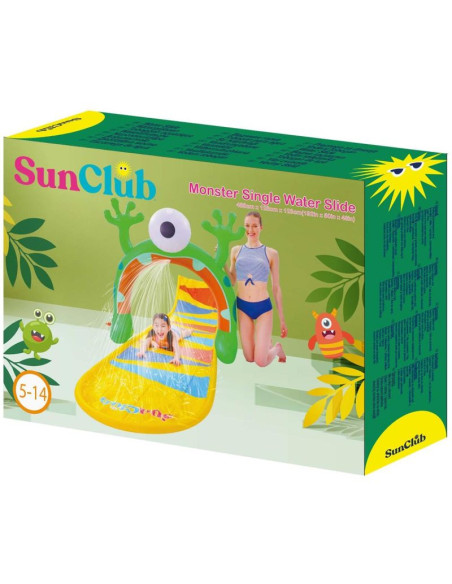 Ślizgawka wodna zjeżdżalnia monster 488x128x123cm 51138