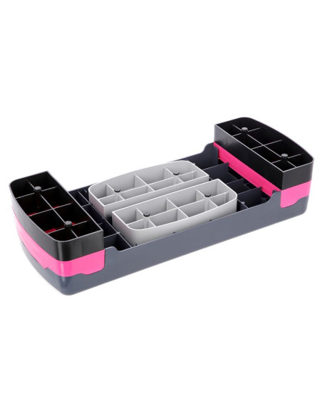 Step do aerobiku hms model as002 w kolorze różowym/szarym