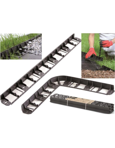 Obrzeże trawnikowe border flex czarny