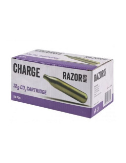 Kapsuły co2 razorgun 12g - 50 sztuk w pudełku