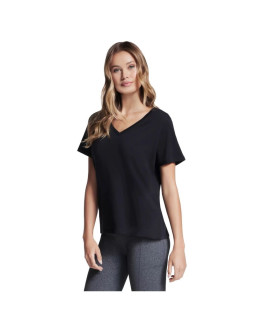 Skechers pima v-neck tee tp130-blk czarne m