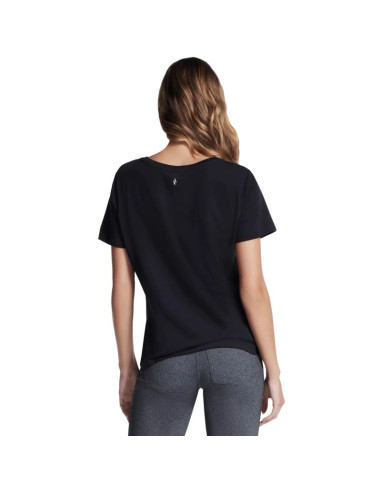 Skechers pima v-neck tee tp130-blk czarne m