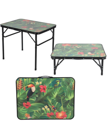 Stolik turystyczny 75x55x25-59cm flower enero camp