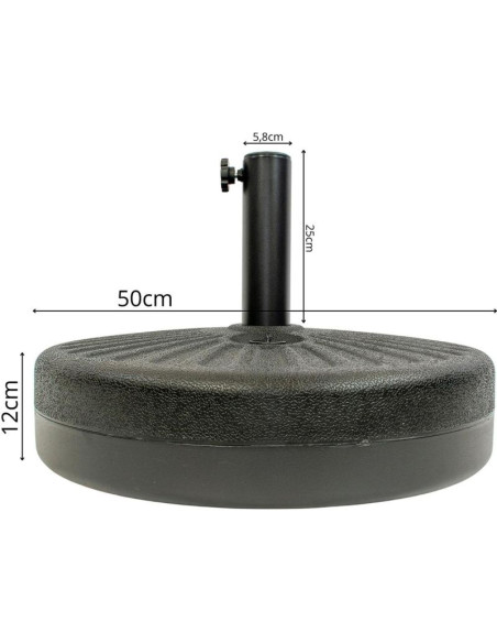 Podstawa do parasola ogrodowego 22kg saska garden