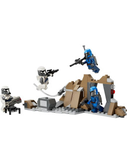 Lego star wars 75373 zasadzka na mandalorze — zestaw bitewny
