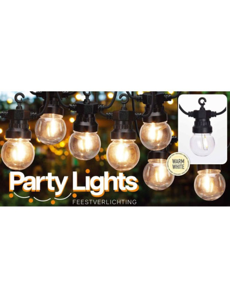 Girlanda ogrodowa party light 10led 7,5m