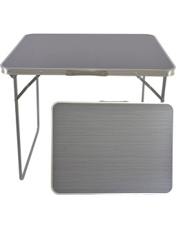 Stolik turystyczny składany kempingowy 80x60x70cm szary