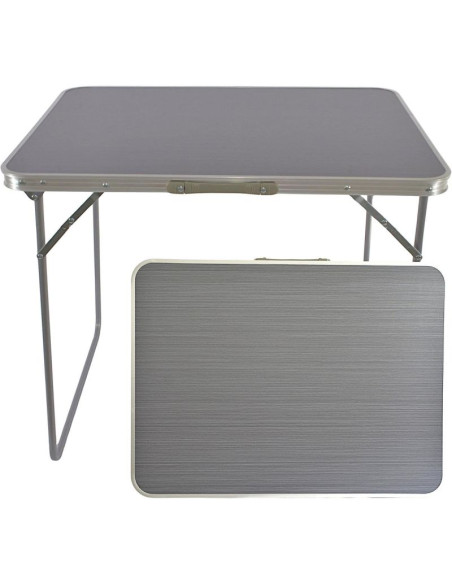 Stolik turystyczny składany kempingowy 80x60x70cm szary