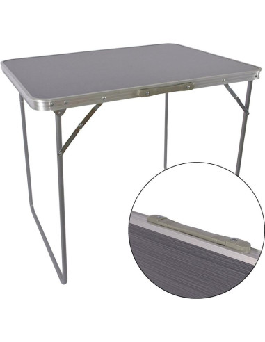 Stolik turystyczny składany kempingowy 80x60x70cm szary