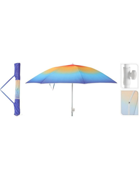 Parasol plażowy ogrodowy 180cm rainbow