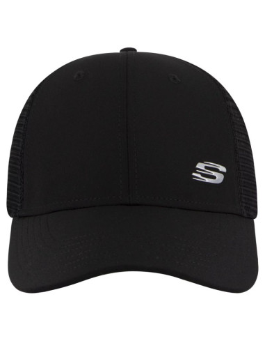 Skechers sport s metal hat cap skbb5025-blk czarne one size