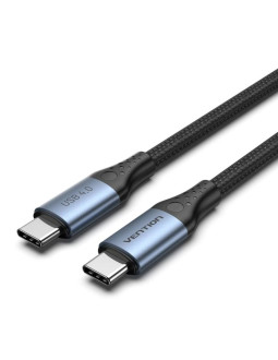 Kabel usb-c do usb-c vention usb 4.0 5a 40gbps w oplocie 1m