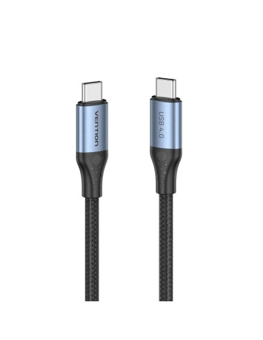 Kabel usb-c do usb-c vention usb 4.0 5a 40gbps w oplocie 1m