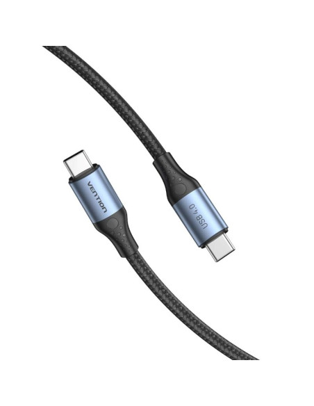 Kabel usb-c do usb-c vention usb 4.0 5a 40gbps w oplocie 1m