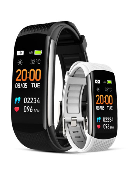 Smartwatch giewont czarno biały 2 paski gw200-2