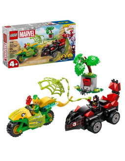 Lego marvel super heroes 11198 pościg spina za electro w dinopojeździe