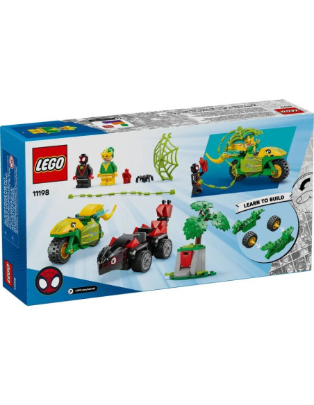 Lego marvel super heroes 11198 pościg spina za electro w dinopojeździe