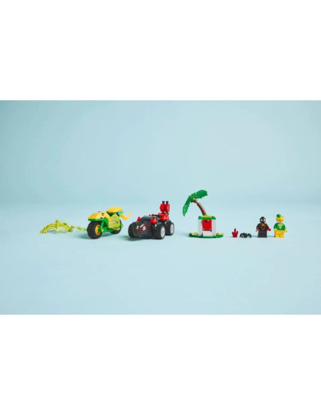 Lego marvel super heroes 11198 pościg spina za electro w dinopojeździe