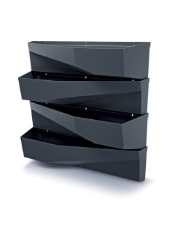 Kwietnik ogród wertykalny 4set antracyt 2