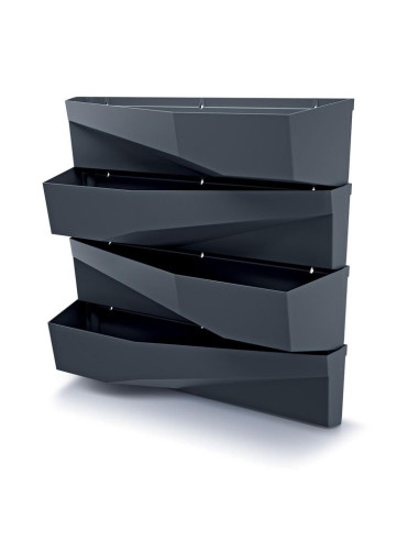 Kwietnik ogród wertykalny 4set antracyt