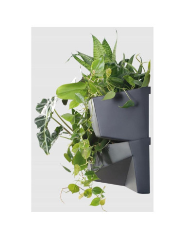 Kwietnik ogród wertykalny 4set antracyt