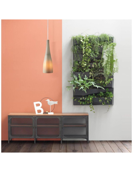 Kwietnik ogród wertykalny 4set antracyt