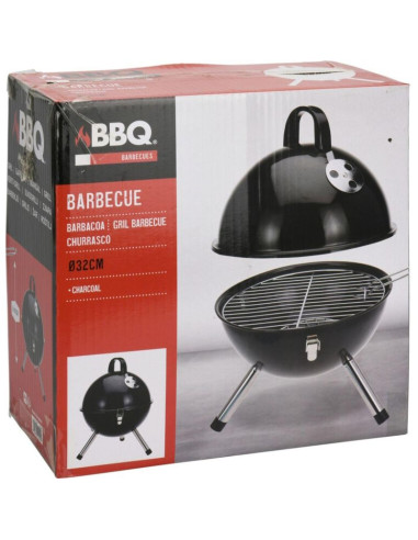 Kociołek grill z rączką i pokrywą 31cm