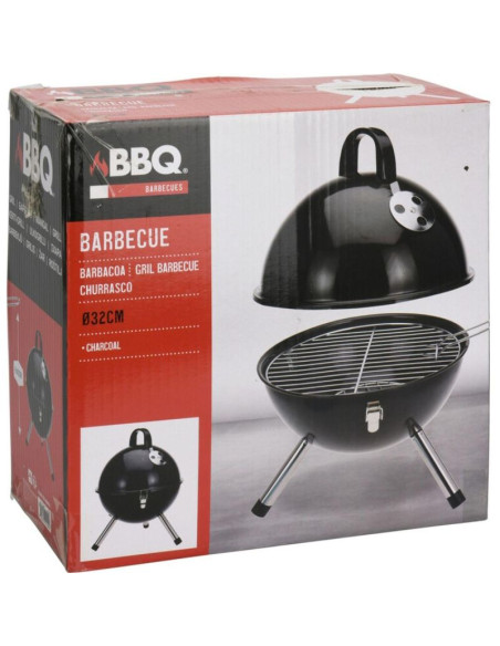 Kociołek grill z rączką i pokrywą 31cm