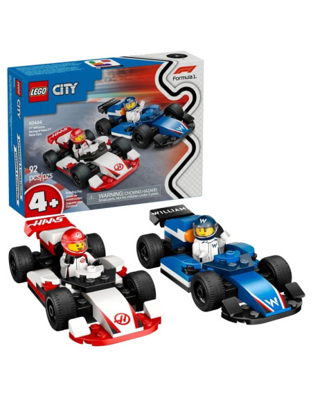 Lego city 60464 f1 bolidy williams racing i haas f1