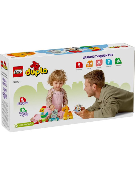 Lego duplo  10412 pociąg ze zwierzątkami