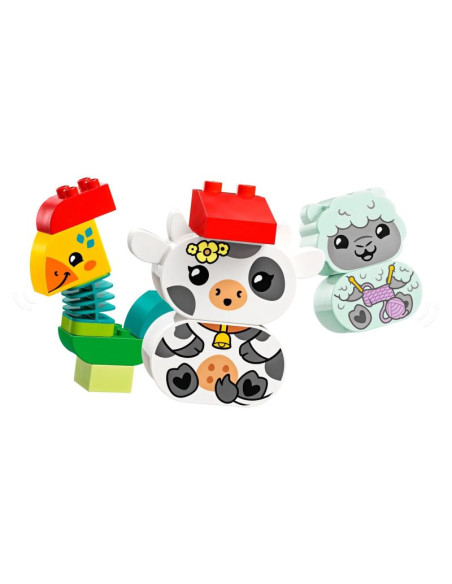 Lego duplo  10412 pociąg ze zwierzątkami