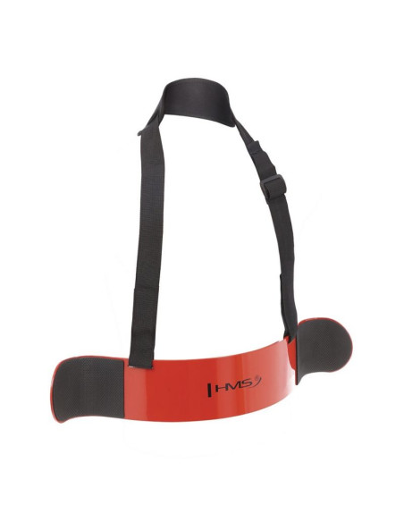 Przyrząd do ćwiczenia mięśni bicepsów arm blaster hms abx02 czerwony