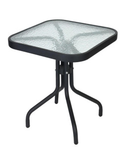 Stolik ogrodowy kawowy tarasowy kwadratowy 45x45x51cm