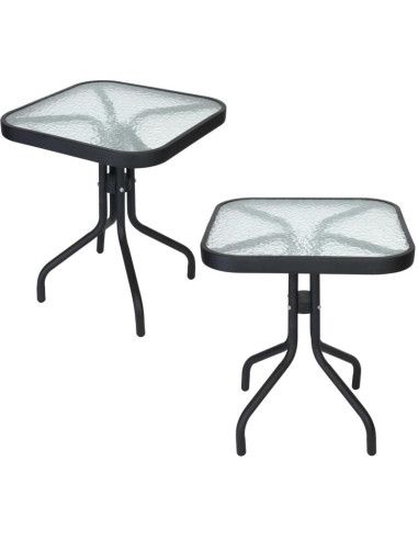 Stolik ogrodowy kawowy tarasowy kwadratowy 45x45x51cm