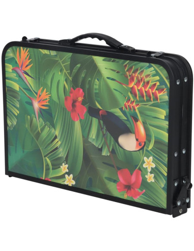 Stolik turystyczny składany kempingowy 60x45x25/56cm flower